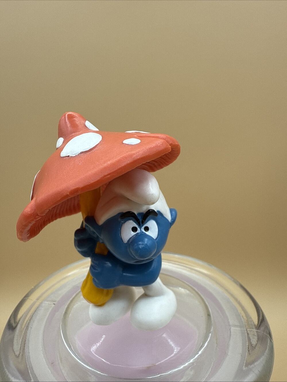 Smurfs Smurfette Mushroom DISCOUNTED German Peyo Bully PaPa Pre 1985